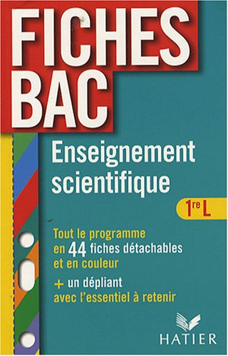 Enseignement scientifique 1re L