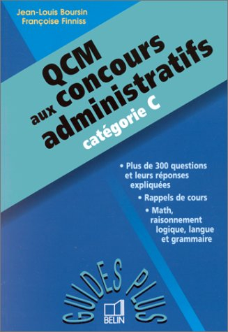 QCM aux concours administratifs : catégorie C
