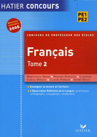 Français PE1-PE2. Vol. 2