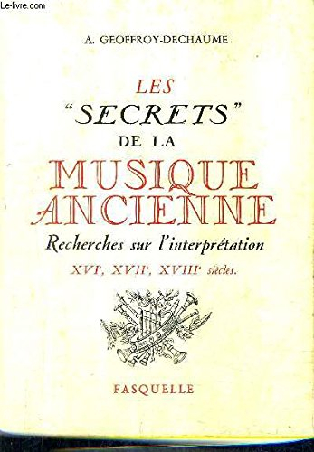 Les Secrets de la musique ancienne