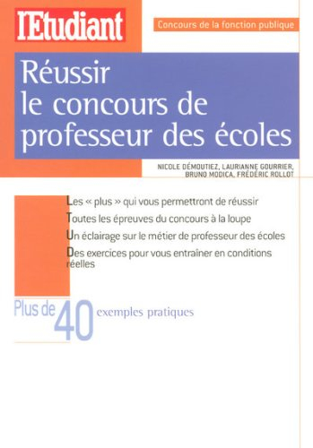 Réussir le concours de professeur des écoles