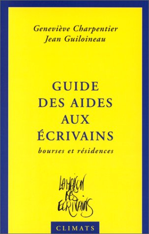 Guide des aides aux écrivains