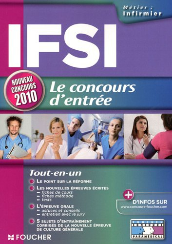 Concours d'entrée en institut de formation en soins infirmiers