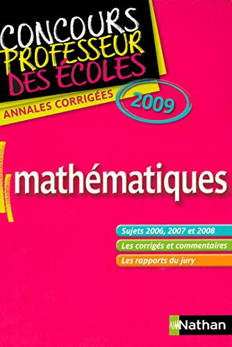 Annales corrigées du CRPE mathématiques : 2009