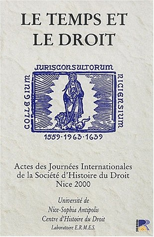 Le temps et le droit