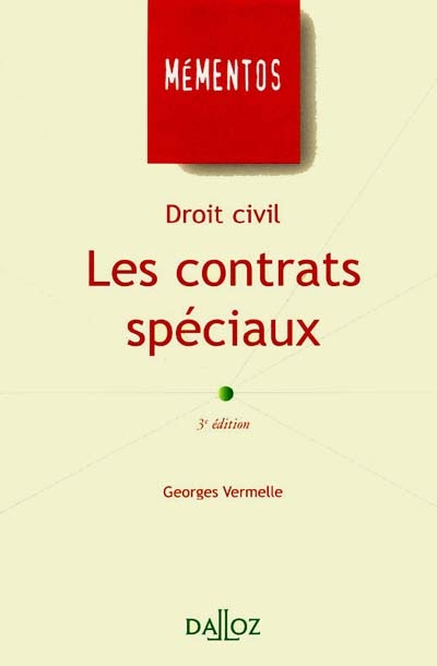 Droit civil : les contrats spéciaux