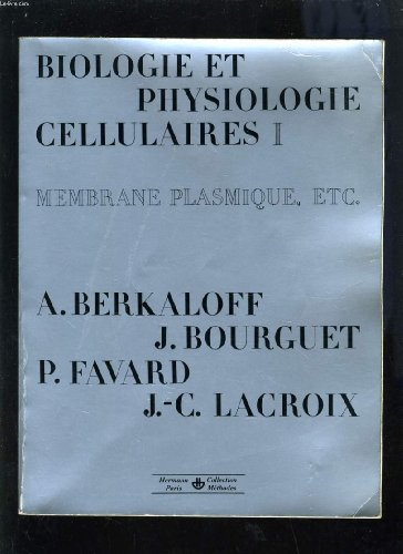 biologie et physiologie cellulaires