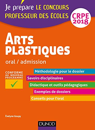 Arts plastiques : oral-admission, CRPE 2018 : conforme au nouveau programme