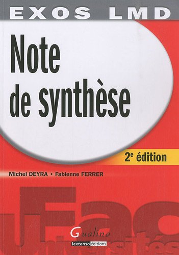 Note de synthèse