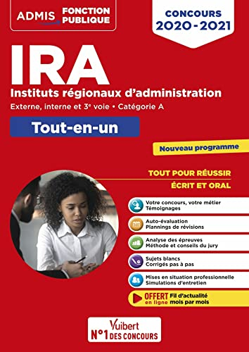 IRA, instituts régionaux d'administration : externe, interne et 3e voie, catégorie A : tout-en-un, c