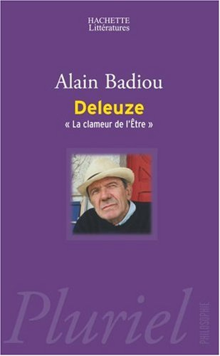 Gilles Deleuze : la clameur de l'être