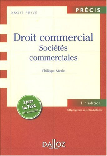 Droit commercial : sociétés commerciales