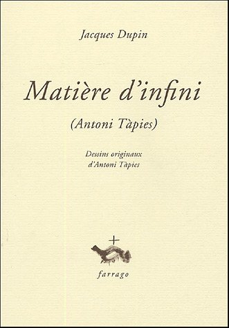 Matière d'infini : (Antoni Tàpies)