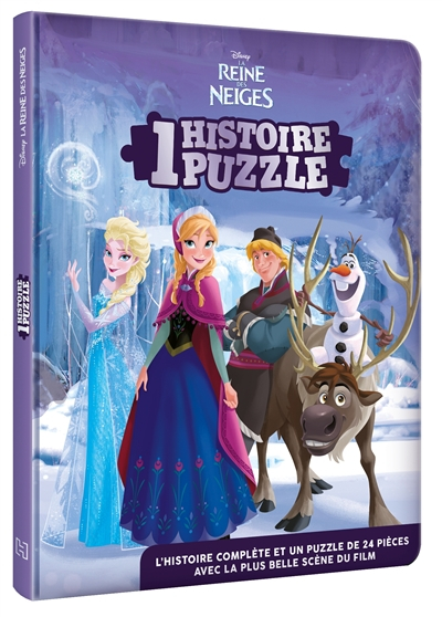 La reine des neiges : 1 histoire, 1 puzzle