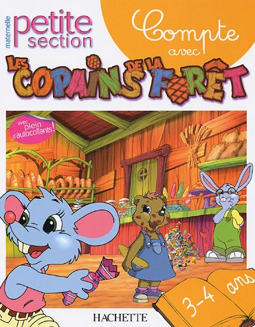 Compte avec les copains de la forêt, maternelle petite section, 3-4 ans