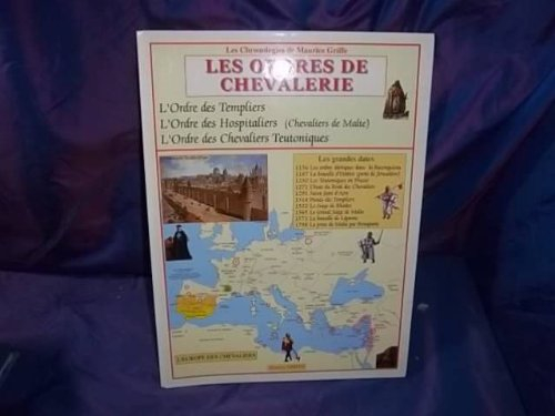 Les ordres de chevalerie : l'ordre des Templiers, l'ordre des Hospitaliers (chevaliers de Malte), l'