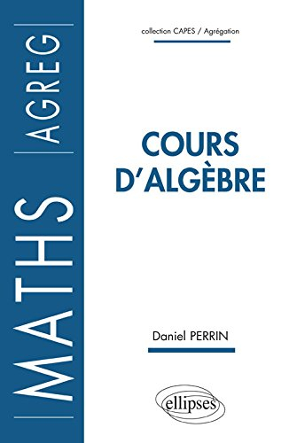 Cours d'algèbre