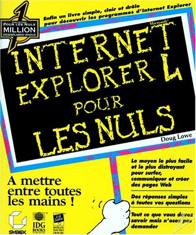 Internet Explorer 4.0 pour les nuls