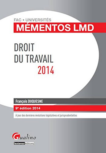 Droit du travail 2014