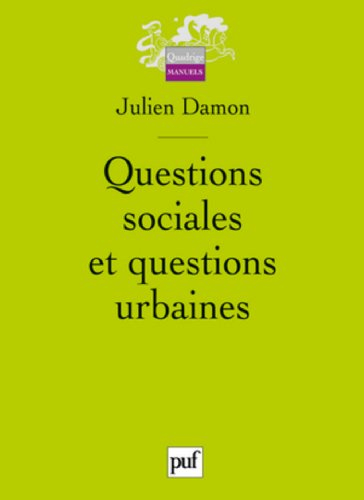 Questions sociales et questions urbaines