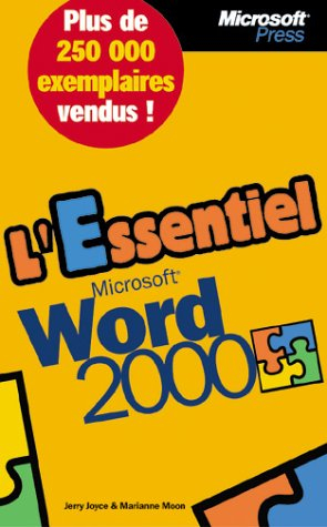 L'essentiel Microsoft Word 2000