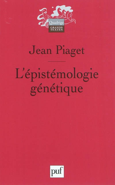 L'épistémologie génétique