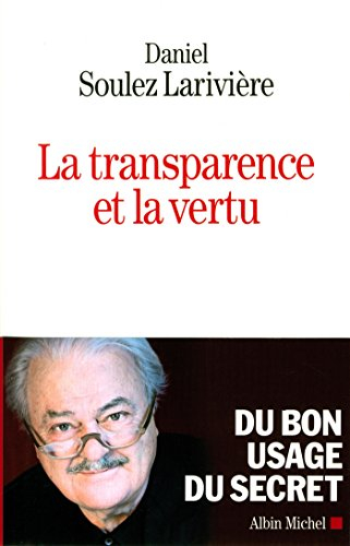 La transparence et la vertu