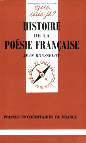 Histoire de la poésie française