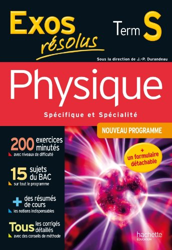 Physique spécifique et spécialité terminale S