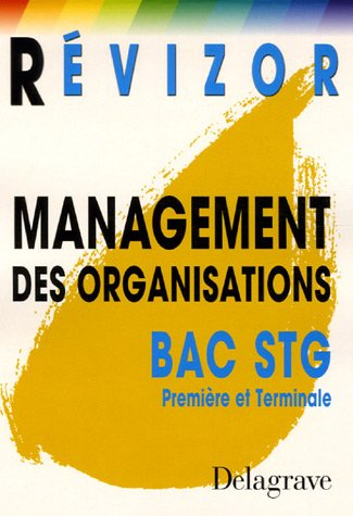 Management des organisations, bac STG première et terminale