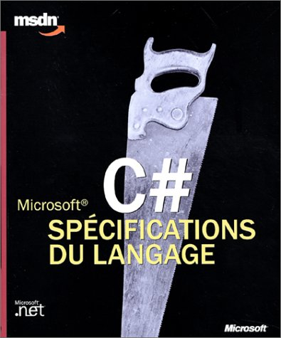 Microsoft C Dièse, spécifications du langage