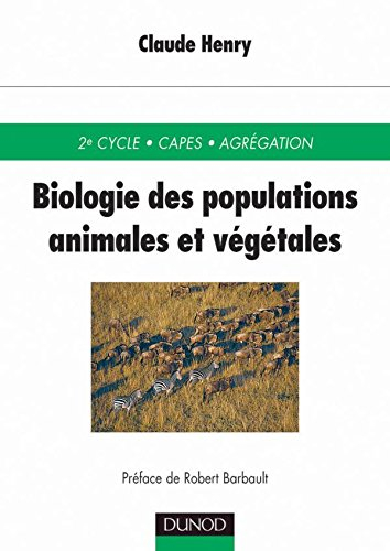 Biologie des populations animales et végétales