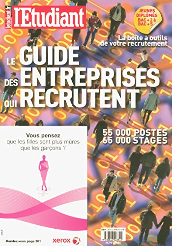 Etudiant (L'), hors série. Le guide des entreprises qui recrutent