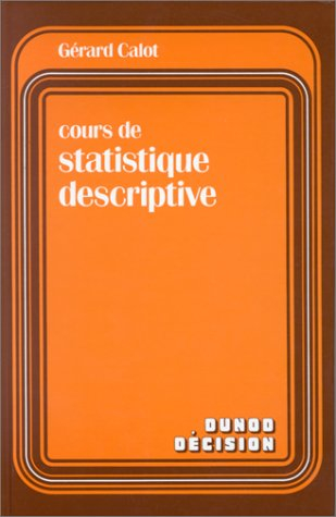 Cours de statistique descriptive