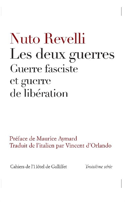 Les deux guerres : guerre fasciste et guerre de libération