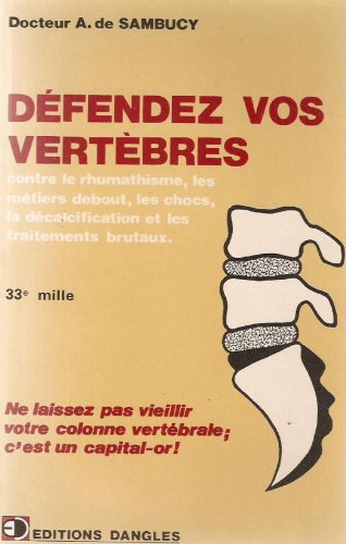 Défendez vos vertèbres