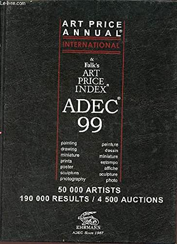 ADEC 1999 : annuaire des côtes