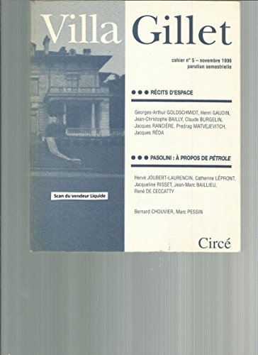 Cahiers de la villa Gillet (Les), n° 5. Récits d'espace