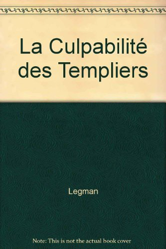 la culpabilité des templiers