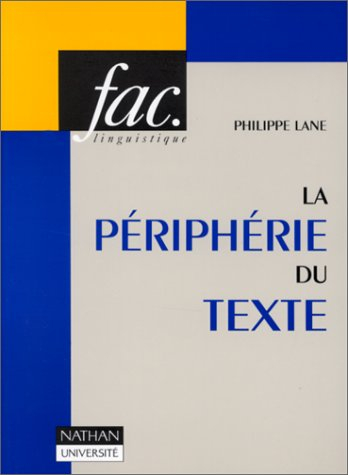 La Périphérie du texte