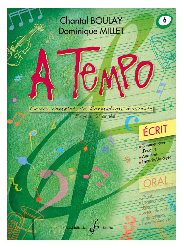 A Tempo - Partie Ecrite - Volume 6