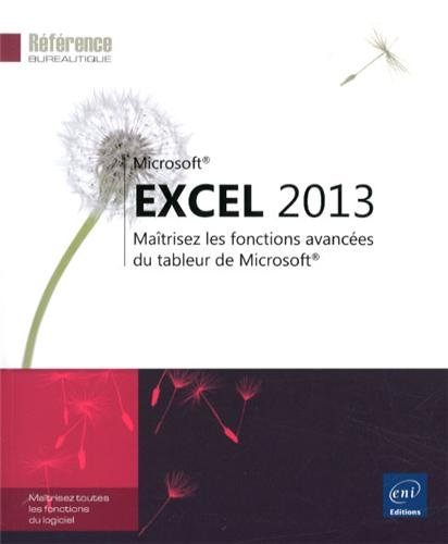 Excel 2013 : maîtrisez les fonctions avancées du tableur de Microsoft