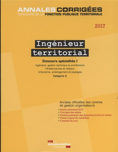 Ing Nieur Territorial Concours Sp Cialit S Vol De Centre