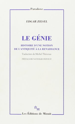 Le génie : histoire d'une notion de l'Antiquité à la Renaissance