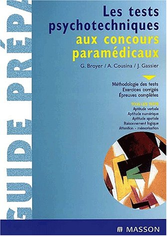 Les tests psychotechniques aux concours paramédicaux