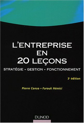 L'entreprise en 20 leçons : stratégie, gestion, fonctionnement