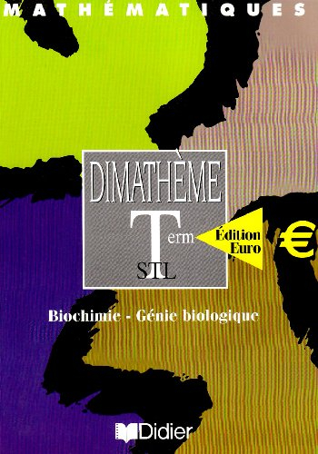 Mathématiques, terminale STL, biochimie, génie biologique