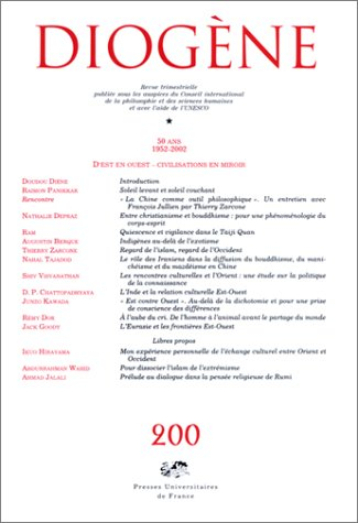 Diogène, n° 200. D'Est en Ouest, civilisations en miroir