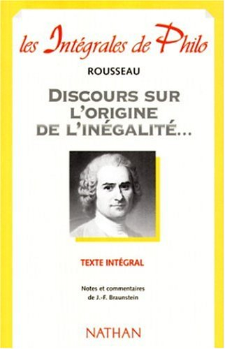 discours sur l'origine et les fondements de l'inégalité parmi les hommes