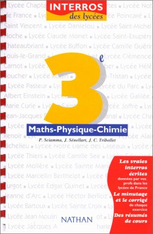 maths, physique, chimie, 3ème